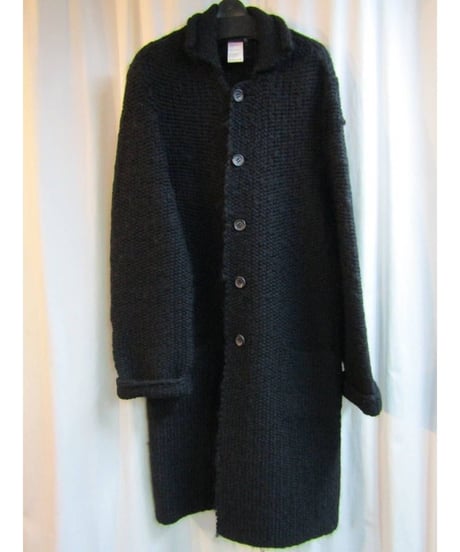 00aw yohji yamamoto pour homme ロングウールニットカーディガン HT-K12-170