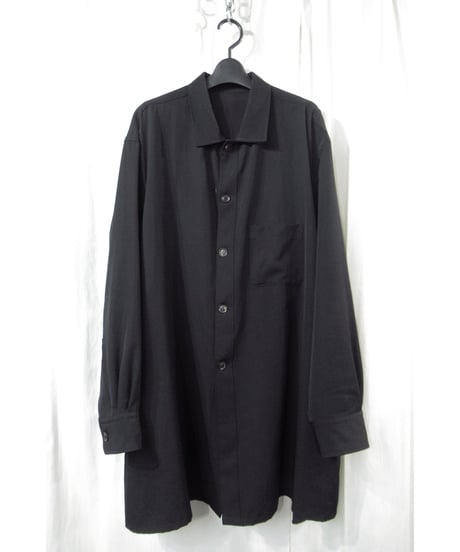 18ss yohji yamamoto pour homme シンプルロングブラウス（HW-B46-100）