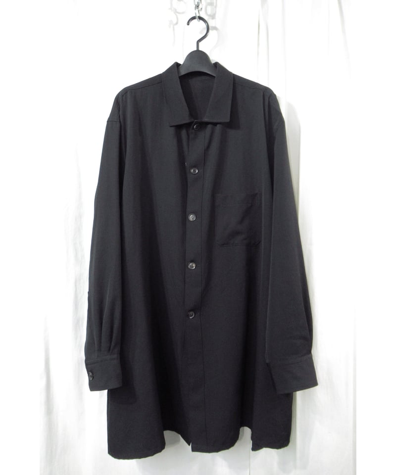 18ss yohji yamamoto pour homme シンプルロングブラウス(HW-B 18ss yohji yamamoto pour homme シンプルロングブラウス(HW-B