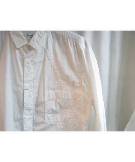 11ss yohji yamamoto pour homme 切替デザインブラウス HO-B23-013