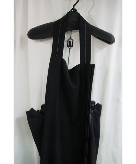 Y's yohji yamamoto ステッチデザインエプロンワンピース YR-D04-194
