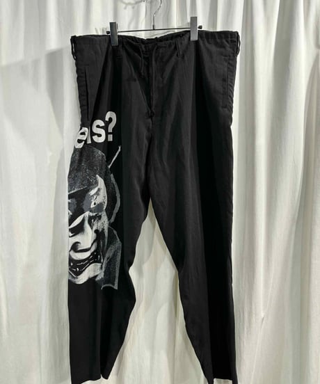 yohji yamamoto BLACK Scandal 抜染 バルーンパンツ BLACK Scandal yohji yamamoto バルーンパンツ