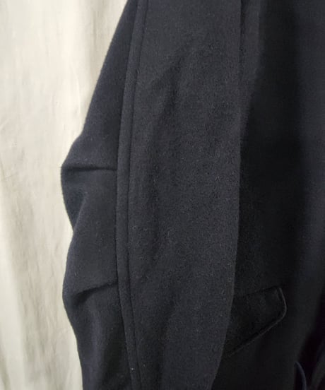 1980's yohji yamamoto pour homme 丸文字 紺 モッズコート (yy-01)