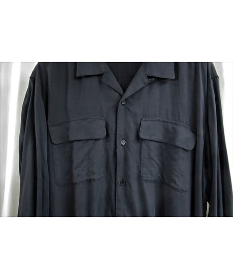 SAMPLE yohji yamamoto pour homme 開襟シンプルブラウス BT-B08-203
