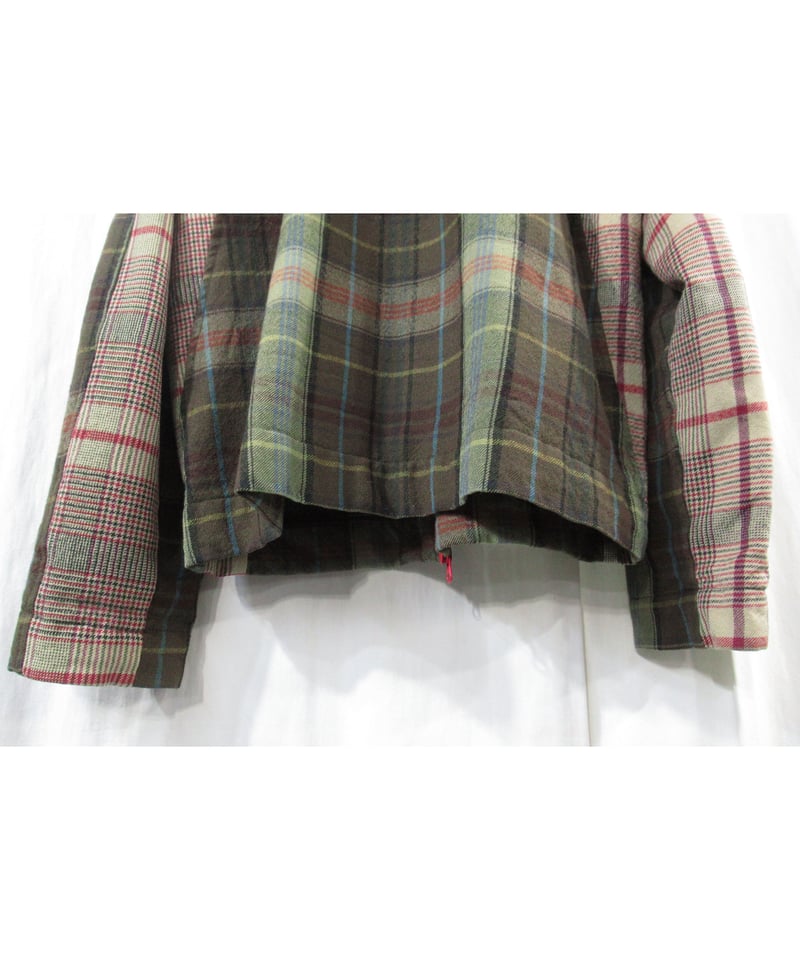 COMME des GARCONS SHIRT ウールフルジップブルゾン COMME des GARCONS SHIRT チェックデザインブルゾン（W13150） |