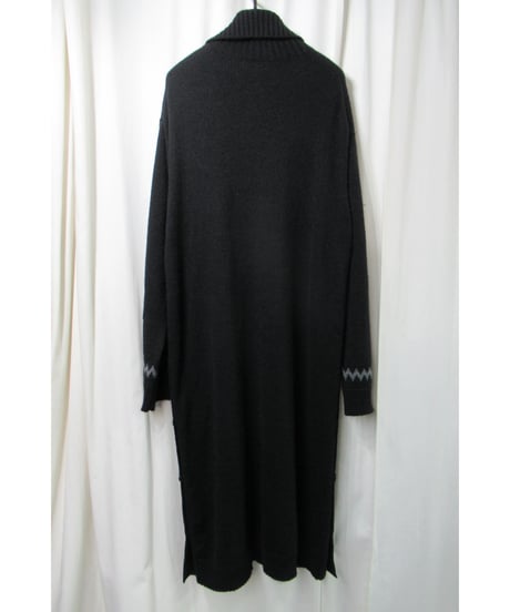 18aw yohji yamamoto pour homme ニットデザイン ロングワンピース（HV-K36-886）