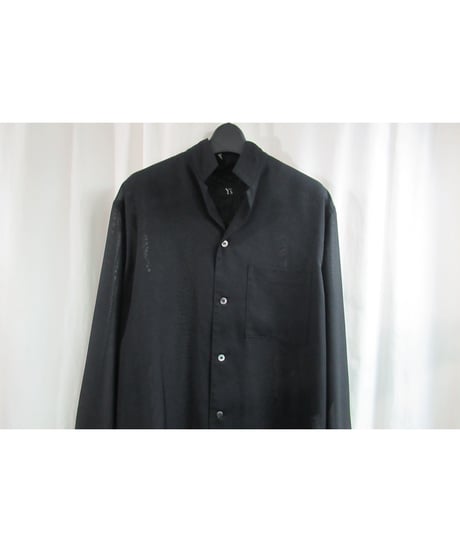 90's Y's yohji yamamoto vintage スタンドカラーシンプルブラウス YD-B04-900