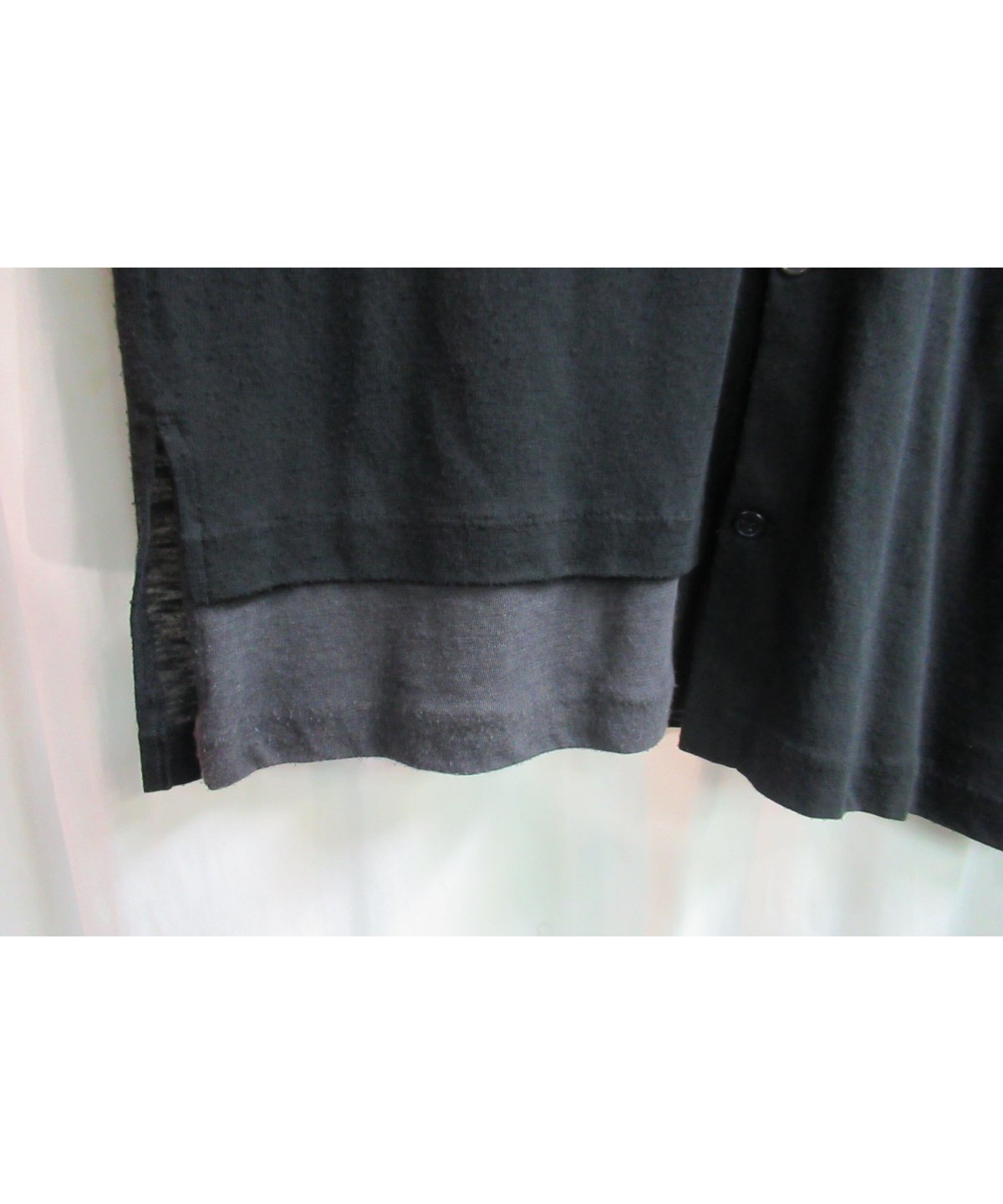 14ss yohji yamamoto pour homme カーディガン風レイヤードカットソ