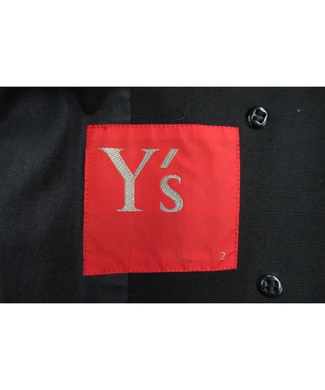 Y’s 赤タグ yohji yamamoto PコートAラインデザインコート YX-C52-052