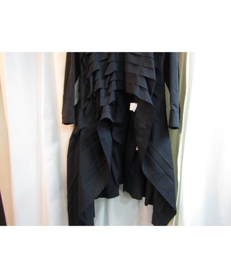 17aw 新品 yohji yamamoto femme プリーツデザインアシメジャケット FK-J05-901