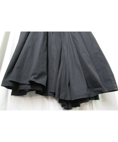 Y’s yohji yamamoto ウエストゴムシャーリング レイヤードスカート（YD-S15-018）