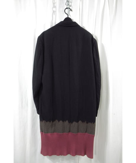 AD1993 COMME des GARCONS HOMME PLUS 脱色期 裾脱色デザイン ロングジャケット（PJ-04010S）