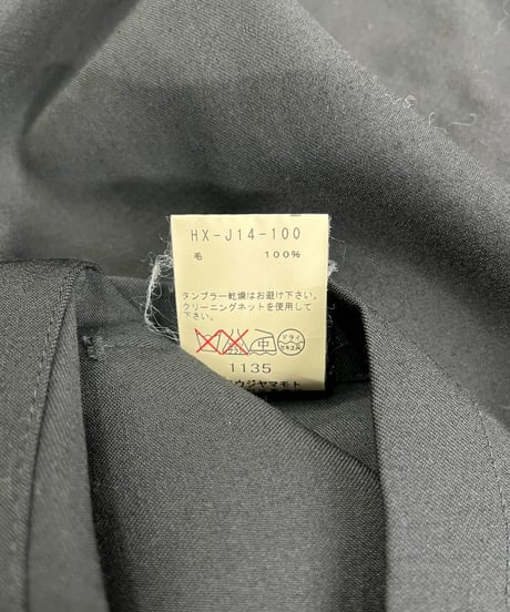 2013SS yohji yamamoto pour homme フード付きブルゾン（HX-J14-100）
