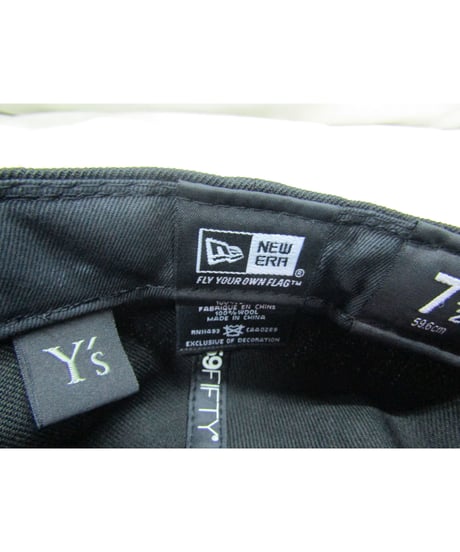Y's×NEW ERA yohji yamamoto コラボキャップ YV-H01-191