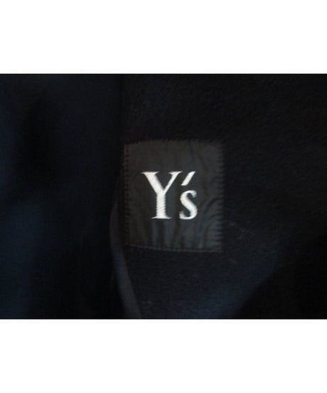 90's Y's yohji yamamoto vintage NAVY三つボタンロングコート YN-C63-104