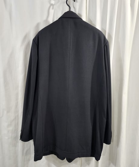 1994AW yohji yamamoto pour homme 黒 vintage デザイン3釦 ジャケット （HV-J82-174）