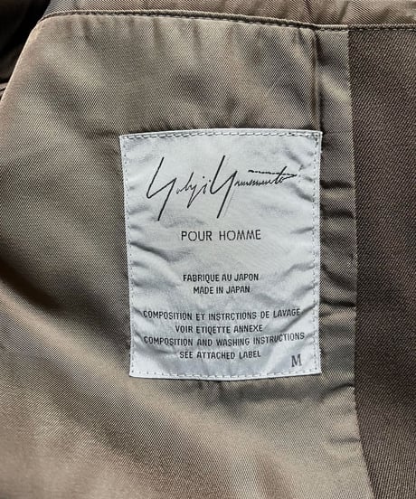 yohji yamamoto pour homme デザインダブルジャケット（H-J01-005XXX）