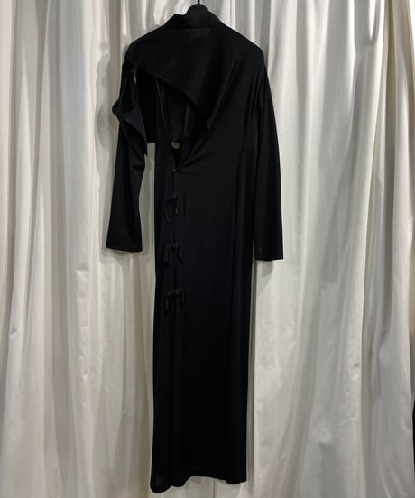 2014SS yohji yamamoto + NOIR デザインワンピース（NG-D43-903）