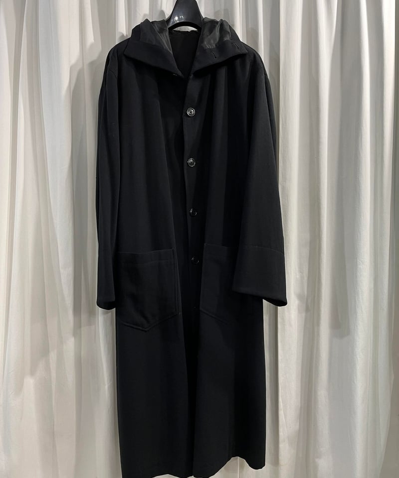 1990's Y's for men yohji yamamoto フーテッドロングコート(M 1990's Y's for men yohji yamamoto フーテッドロングコート(M