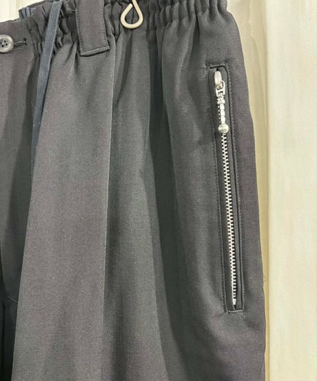 2018SS yohji yamamoto pour homme ファスナーポケットパンツ（HW-P97-100）