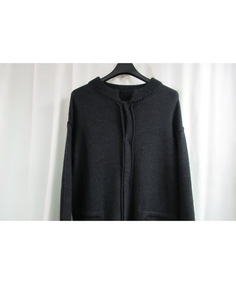 Y's yohji yamamoto 切替えデザインニットカーディガン YA-K59-873
