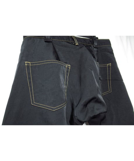 AD2004 JUNYA WATANABE MAN COMME des GARCONS ステッチデザイン ストレートパンツ（WO-P038）