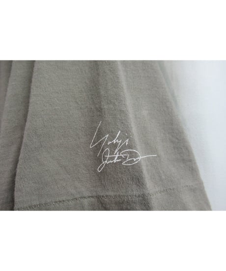 11ss yohji yamamoto pour homme カーキ ロゴ入りカットソー HO-T86-794