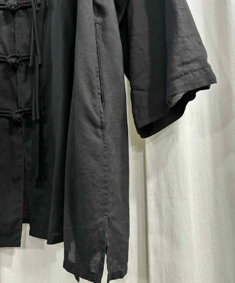 2022SS yohji yamamoto pour homme チャイナボタンブラウス（HG-B62-216）