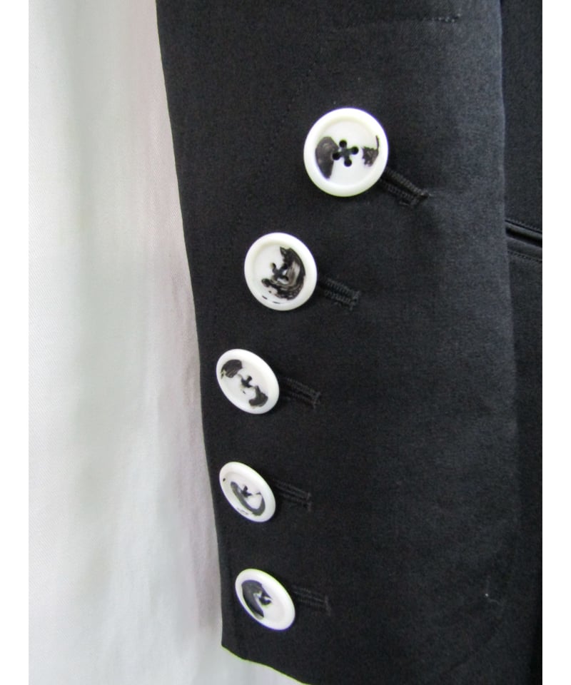 19aw yohji yamamoto pour homme アシメトリーロングジャケット H