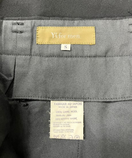 90’s Y’s for men yohji yamamoto vintage ２タック シンプルテーパードパンツ（MB-P04-100）