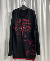 2016AW yohji yamamoto pour homme デザインセーター（HR-K15-093）
