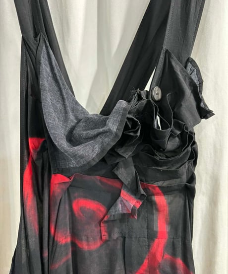 2018SS yohji yamamoto femme デザインドレス（FW-D31-214）