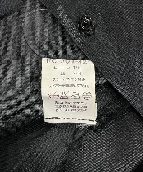 1999SS yohji yamamoto femme vintage スナップ釦ジャケット（FC-J01-424）