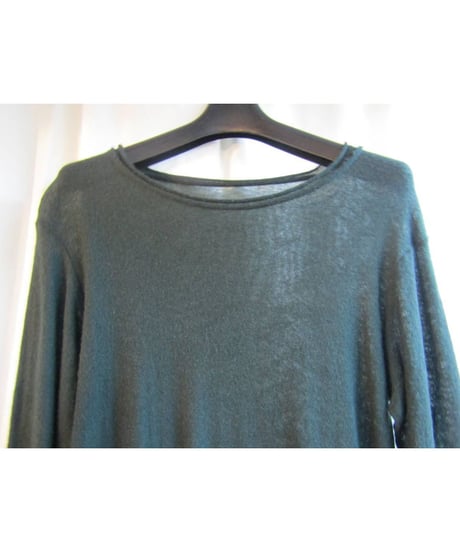 Y's yohji yamamoto カーキ シンプルロングニット YN-T71-977