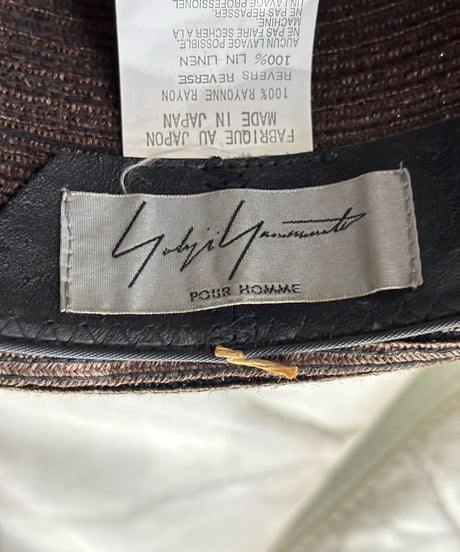 2007SS yohji yamamoto pour homme ハット（HT-H01-239）
