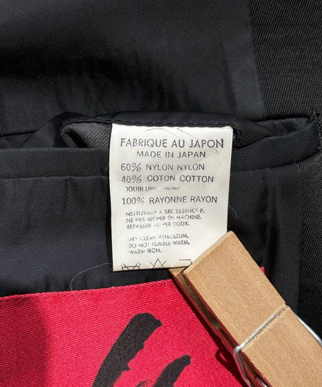 赤タグ Y's for men yohji yamamoto ３ボタンジャケット（MF-J51-603）