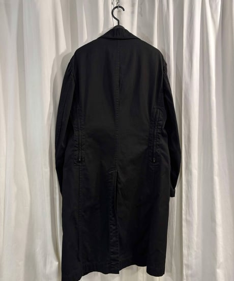 2022SS yohji yamamoto pour homme 脇ファスナーロングジャケット（HG-J56-037）