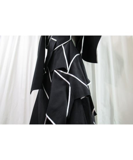 21aw yohji yamamoto femme デザインドレス（FX-D18-007）