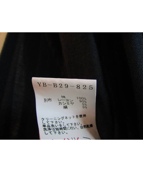 Y's yohji yamamoto 素材切り替えレイヤードデザインブラウス　YB-B29-825
