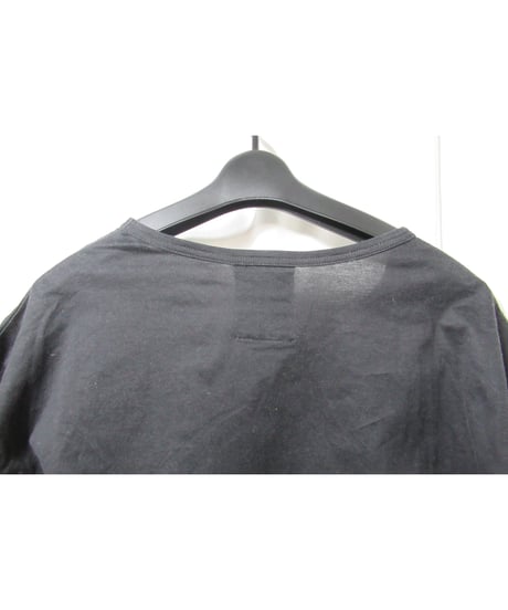 yohji yamamoto +noir BLACK Scandal プリントデザイン 半袖カットソー（NN-T29-094）