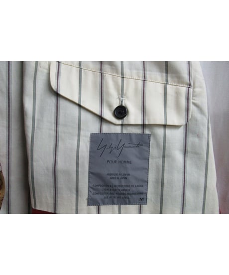 激レア 95aw yohji yamamoto pour homme vintage オリジナル 鹿鳴館 プリントベスト HE-V12-822