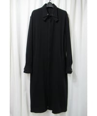 19aw yohji yamamoto pour homme フライフロントデザイン ウール ロングブラウス（HC-B23-106）