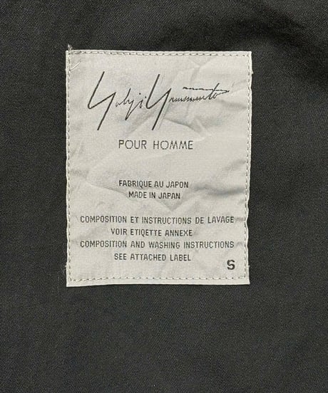 未使用 1999SS yohji yamamoto pour homme vintage デザインジャケット（HC-J73-827）