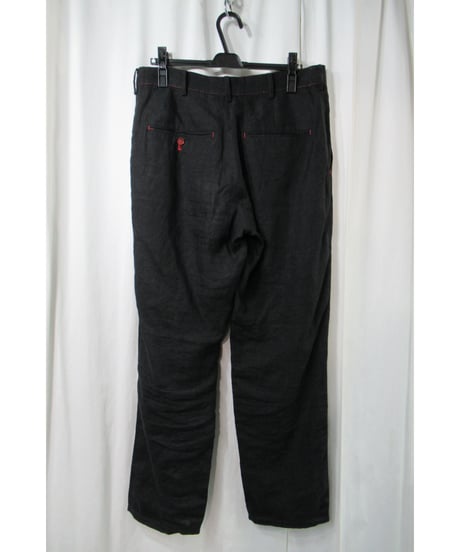05ss yohji yamamoto pour homme 赤ボタン ステッチデザインセットアップ（HY-J60-801/HY-P61-801)