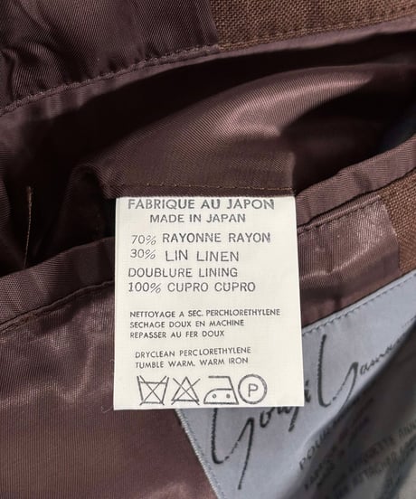 1980's yohji yamamoto pour homme vintage ダブルジャケット（H-J-141xxx）