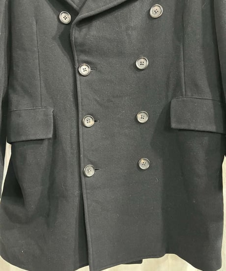 1980's yohji yamamoto pour homme vintage 丸文字ロゴ ファー付きコート（H-C-246xxx）