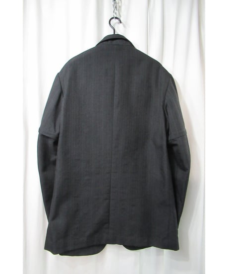 99ss yohji yamamoto pour homme vintage ストライプ ファスナーデザインセットアップ（HC-J51-901）