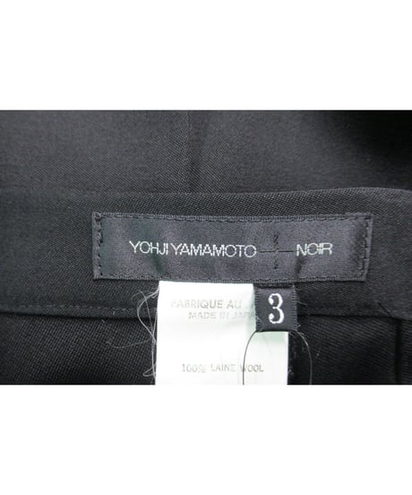 yohji yamamoto +noir スリットデザインタイトスカート NA-S03-100
