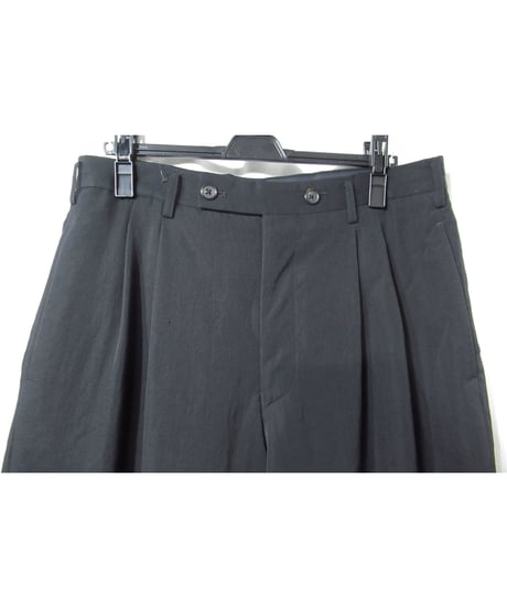 98ss yohji yamamoto pour homme vintage ２タック シンプルワイドパンツ（HJ-P17-128）