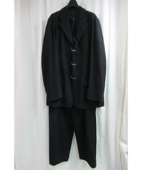 99aw yohji yamamoto pour homme vintage ジプシー カギホックボタンセットアップ HN-J63-151